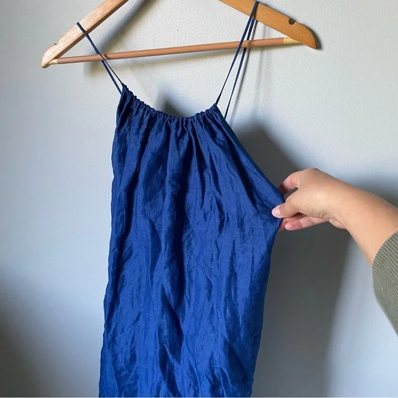 Banana Republic Blue 100% Cotton Chic Dress - Picture 3 of 7